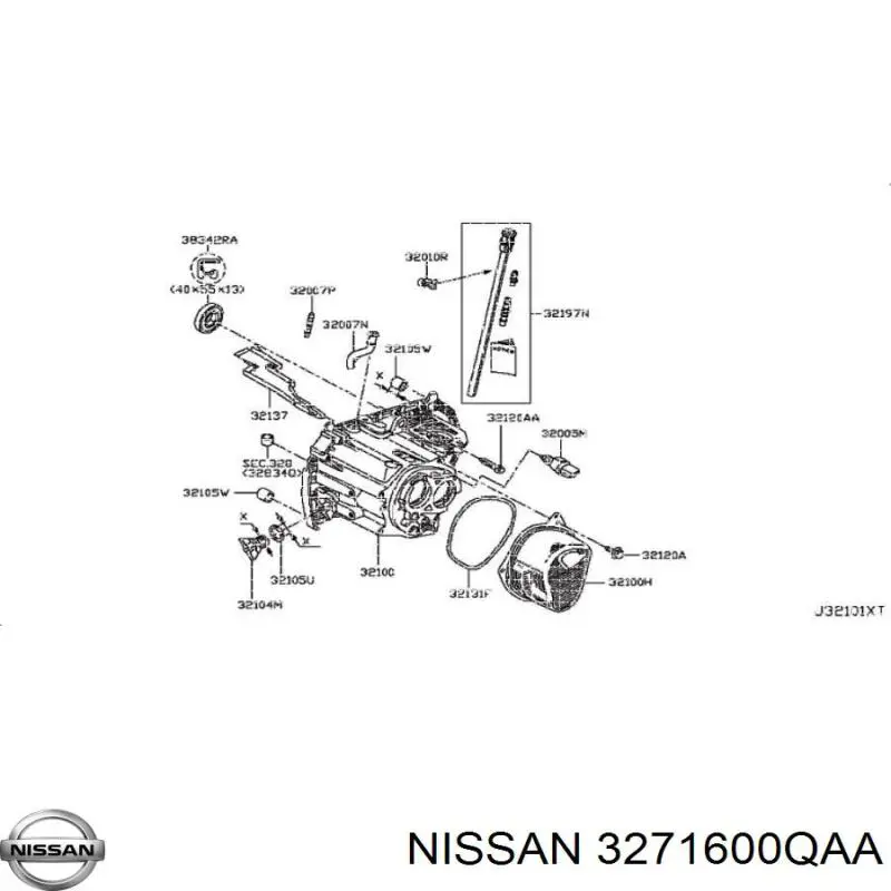 Купити 3271600QAA Nissan/Infiniti 