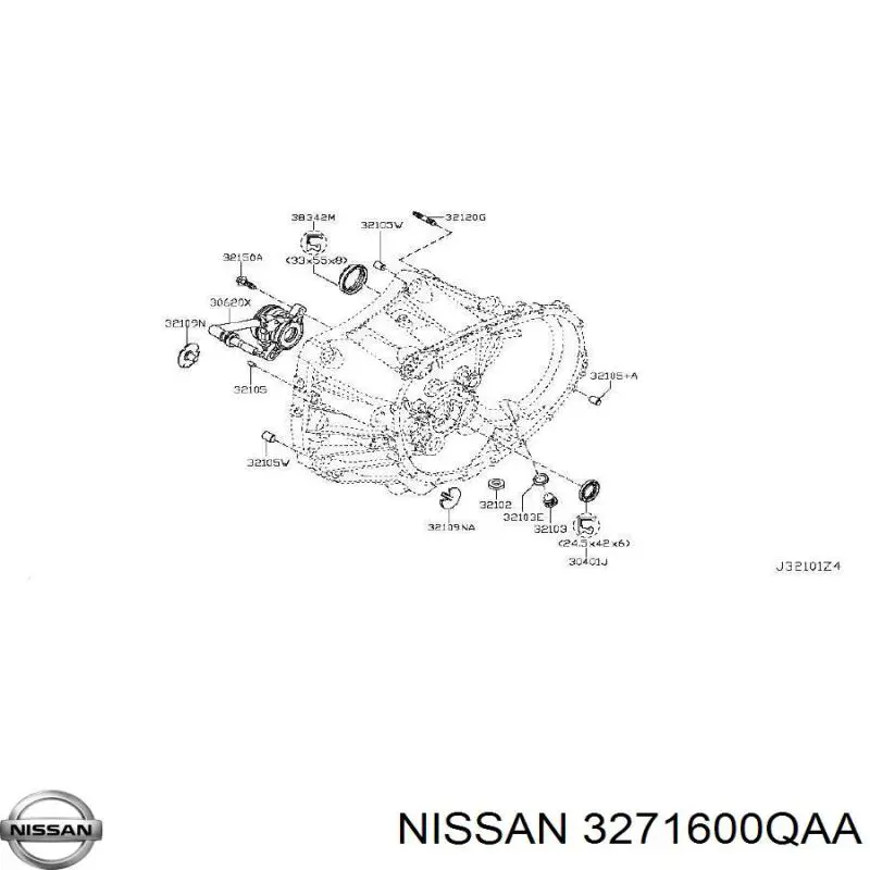  Nissan/Infiniti 3271600QAA ціна, від 3.16 USD