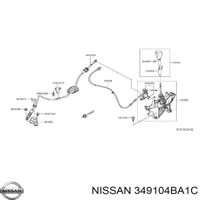  Nissan/Infiniti 349104BA1C ціна, від 10.11 USD