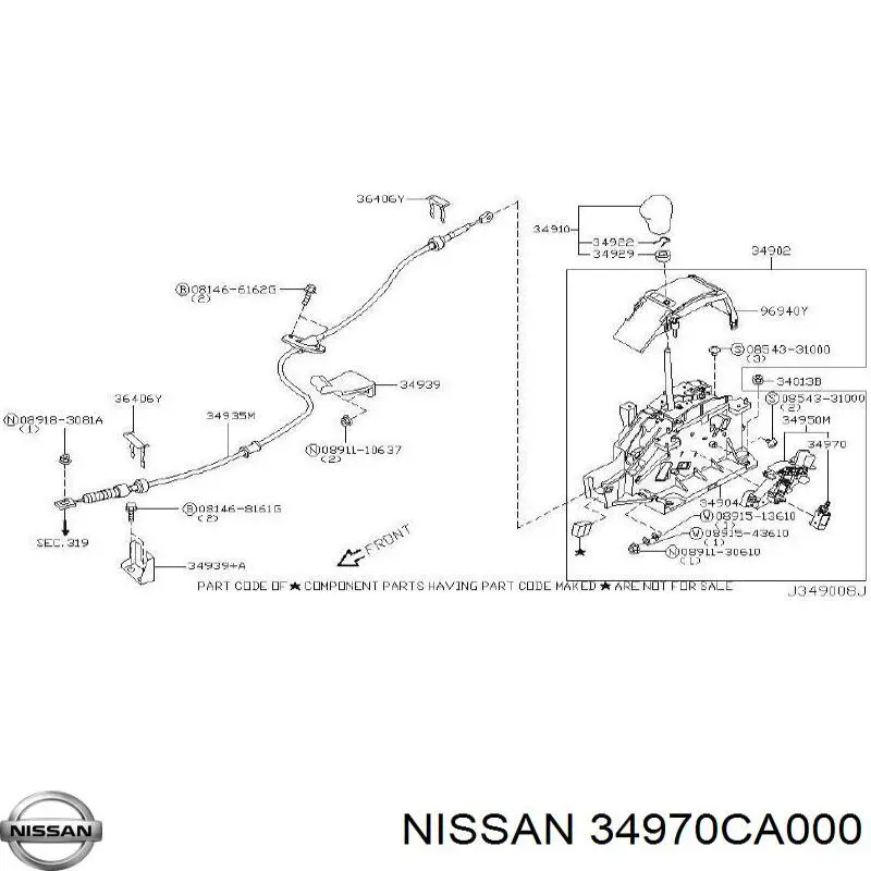  Nissan/Infiniti 34970CA000 ціна, від 100.06 USD