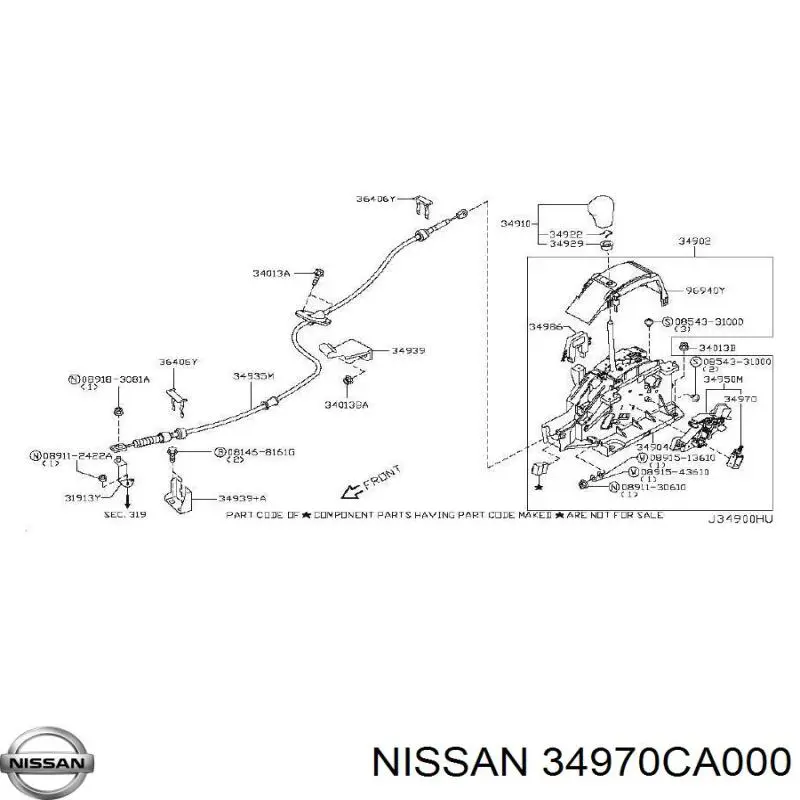 34970CA000 Nissan/Infiniti 