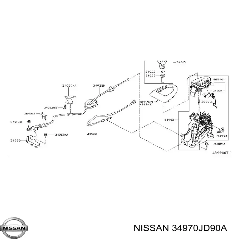 Соленоїд перемикання Nissan/Infiniti 34970JD90A ціна, від 60.17 USD