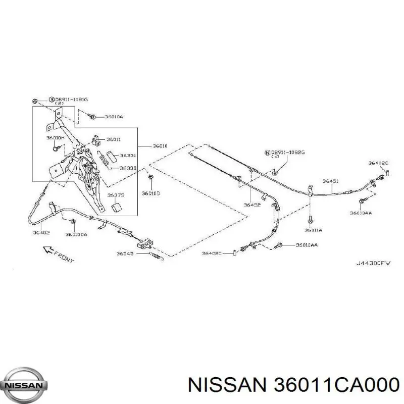  Nissan/Infiniti 36011CA000 ціна, від 19.00 USD