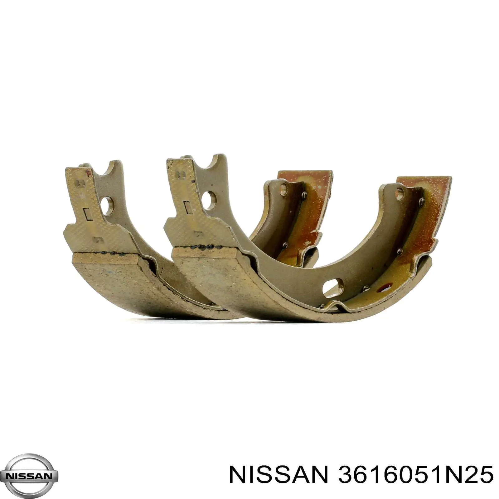 Купити 3616051N25 Nissan/Infiniti Гальмівні колодки гальма стоянки