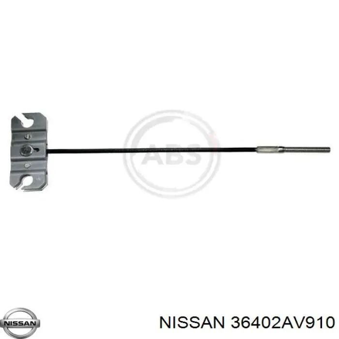 Купити 36402AV910 Nissan/Infiniti Трос ручного гальма передній