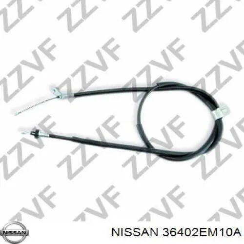 Трос стоянкового гальма передній Nissan/Infiniti 36402EM10A ціна, від 20.76 USD