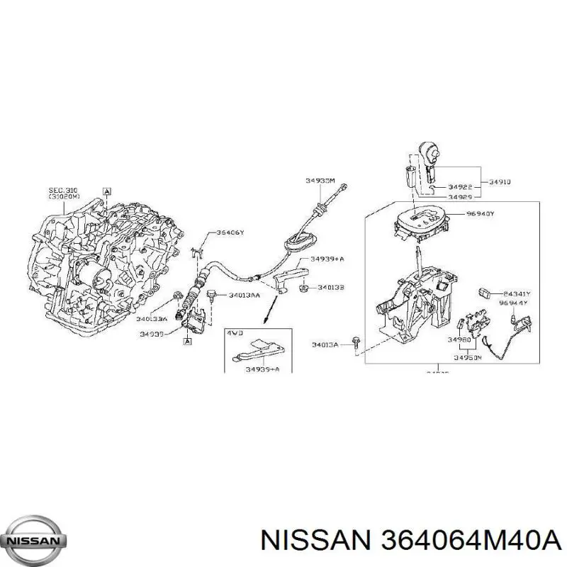  Nissan/Infiniti 364064M40A ціна, від 1.36 USD