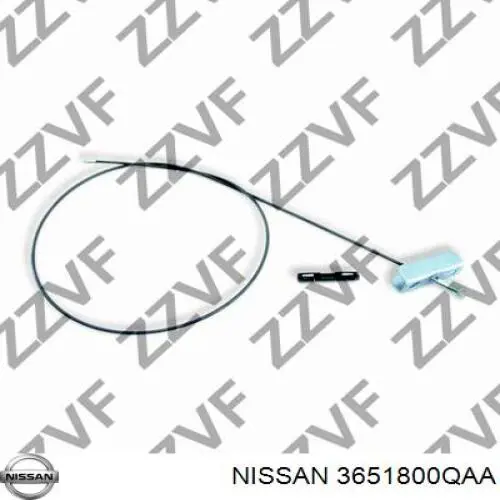 Трос ручного гальма, проміжний Nissan/Infiniti 3651800QAA ціна, від 4.87 USD