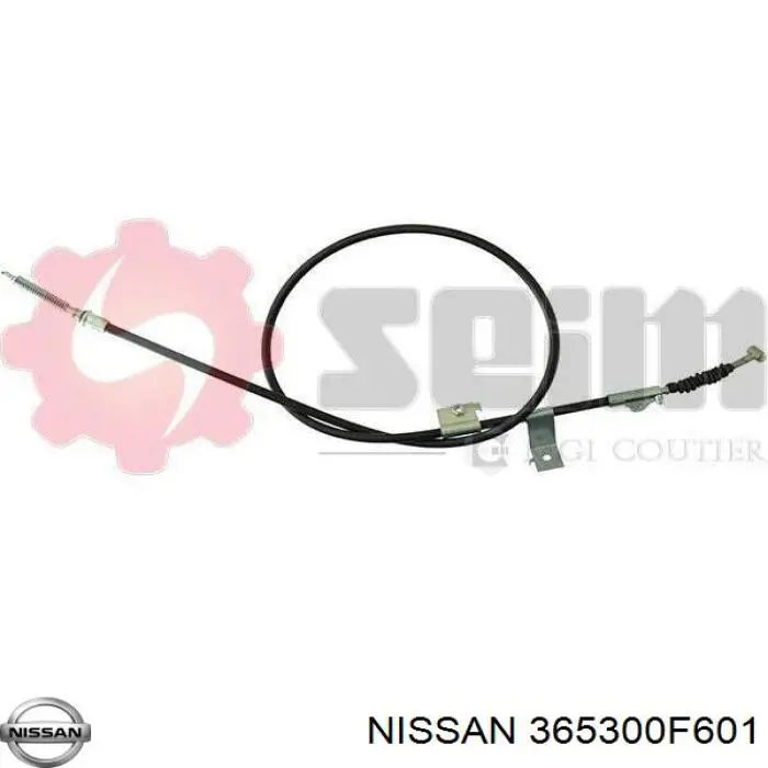 Трос стоянкового гальма задній правий Nissan/Infiniti 365300F601 ціна, від 16.56 USD