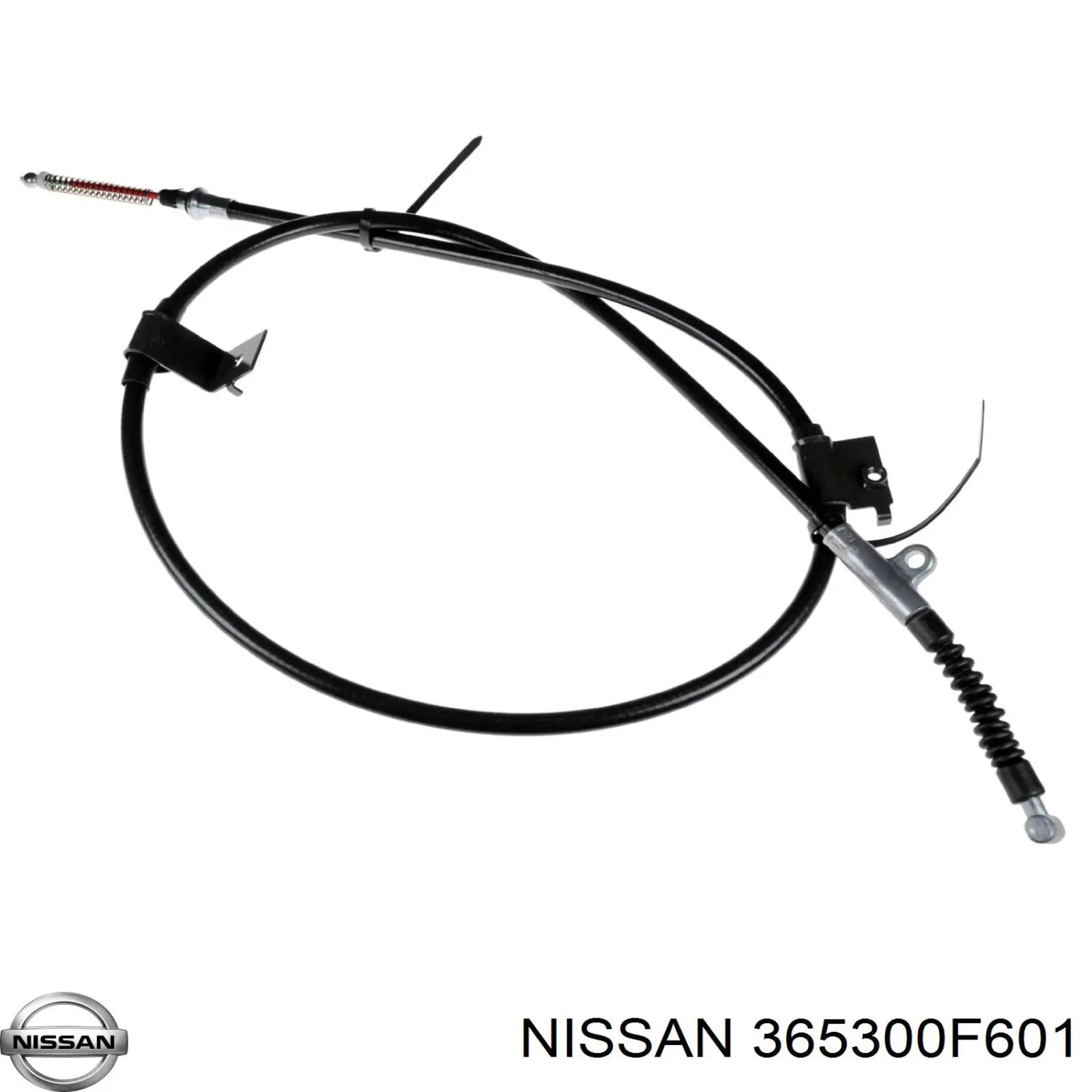 365300F601 Nissan/Infiniti Трос ручного гальма задній, правий