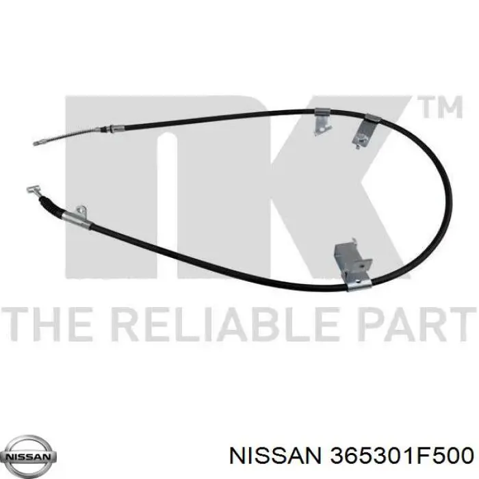 Купити 365301F500 Nissan/Infiniti Трос ручного гальма задній, правий