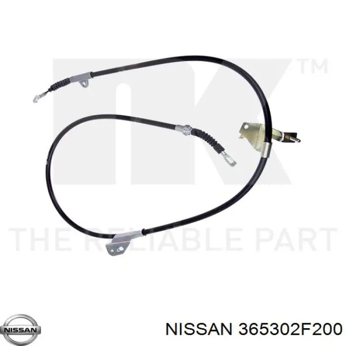 Купити 365302F200 Nissan/Infiniti Трос ручного гальма задній, правий