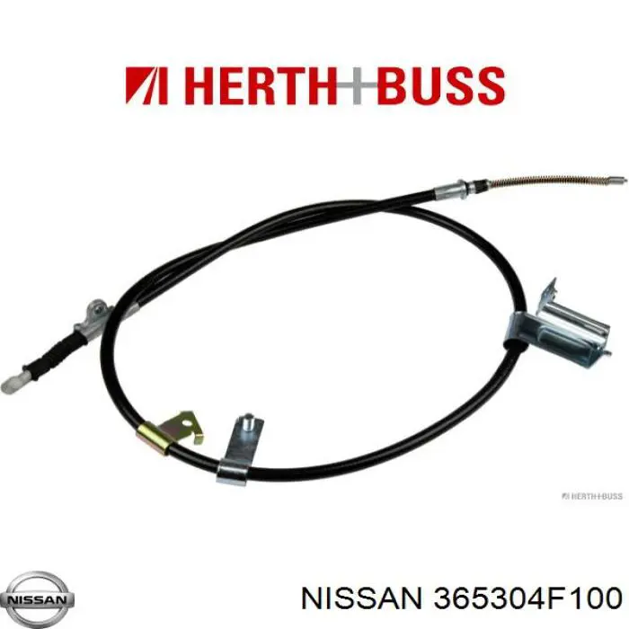 Трос стоянкового гальма задній правий Nissan/Infiniti 365304F100 ціна, від 12.85 USD