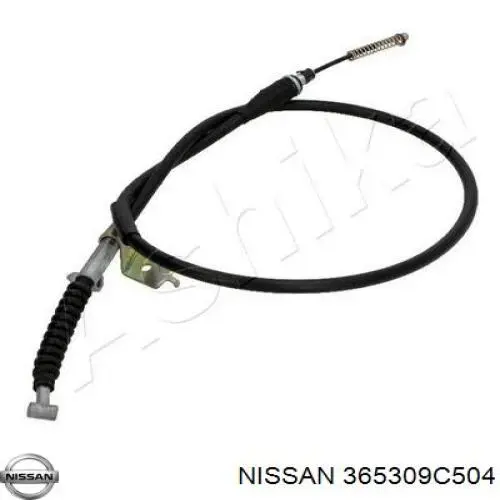 Трос стоянкового гальма задній правий Nissan/Infiniti 365309C504 ціна, від 35.58 USD