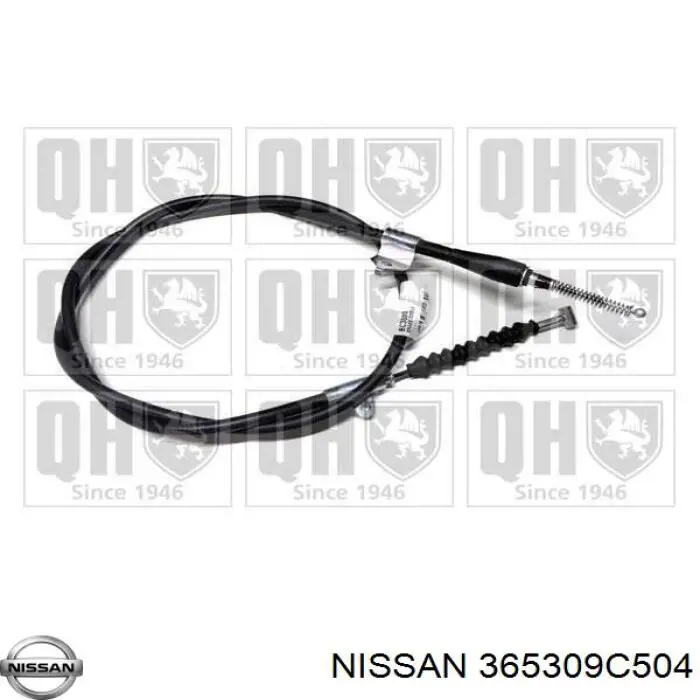Трос ручника задній правий Japan Parts BC152R