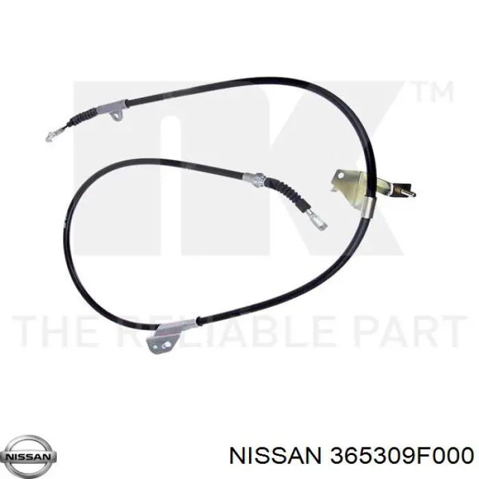 365309F000 Nissan/Infiniti Трос ручного гальма задній, правий