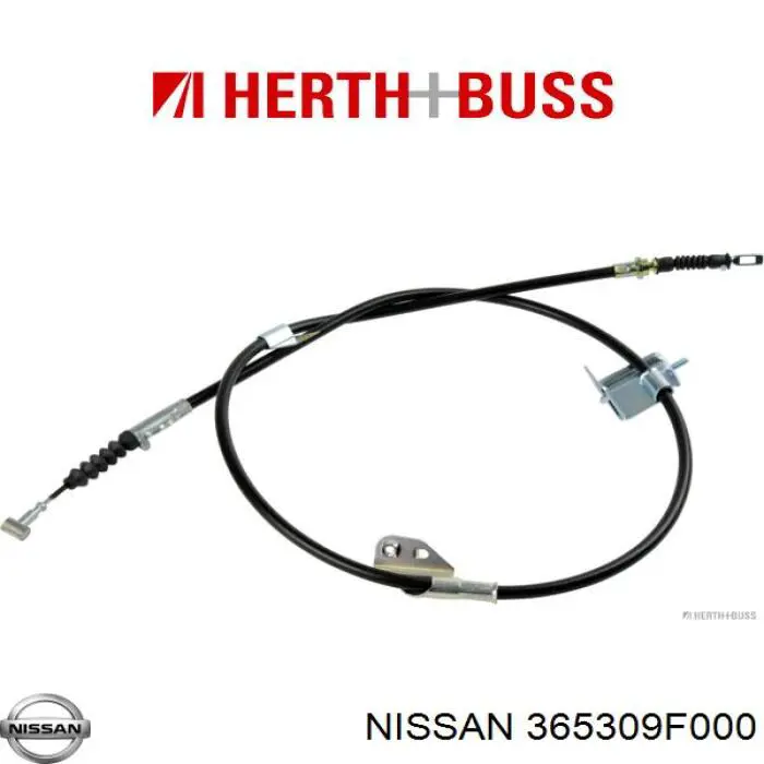 Трос стоянкового гальма задній правий Nissan/Infiniti 365309F000 ціна, від 21.00 USD