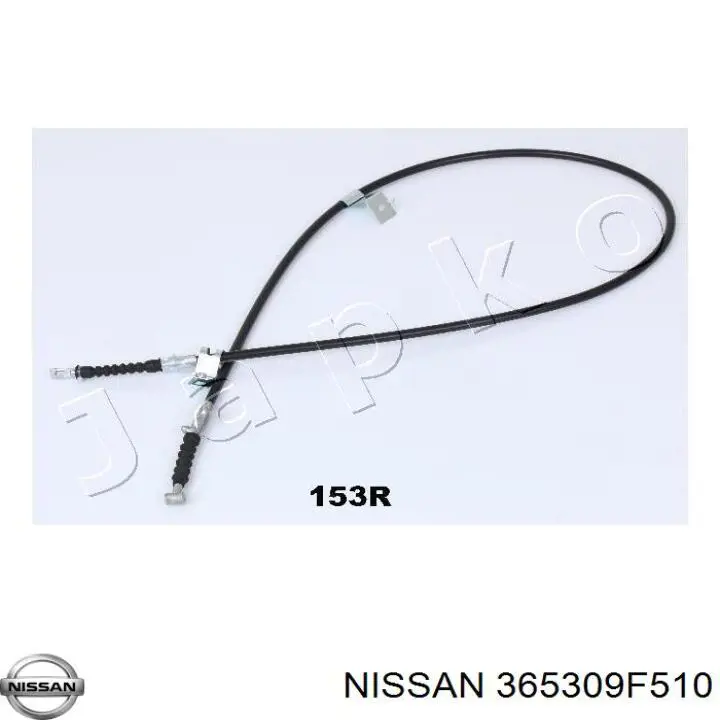 Трос стоянкового гальма задній правий Nissan/Infiniti 365309F510 ціна, від 20.78 USD