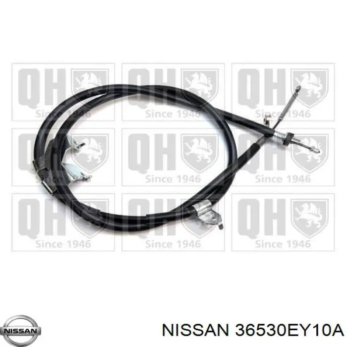 Купити 36530EY10A Nissan/Infiniti Трос ручного гальма задній, правий