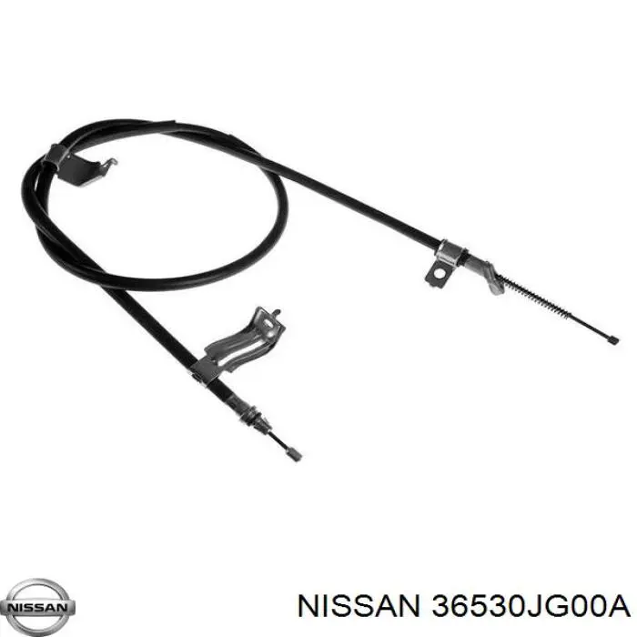 Трос стоянкового гальма задній правий Nissan/Infiniti 36530JG00A ціна, від 19.59 USD
