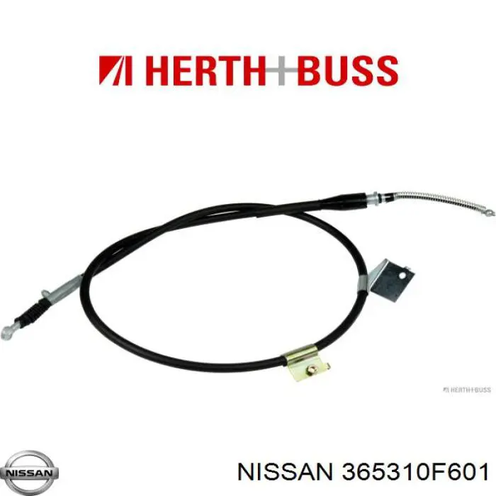 Трос стоянкового гальма задній лівий Nissan/Infiniti 365310F601 ціна, від 19.22 USD