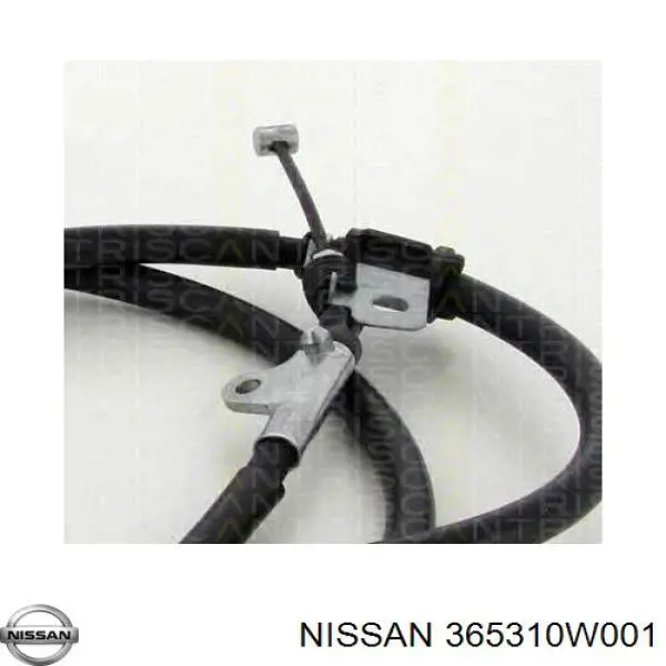 Купити 365310W001 Nissan/Infiniti Трос ручного гальма задній, лівий