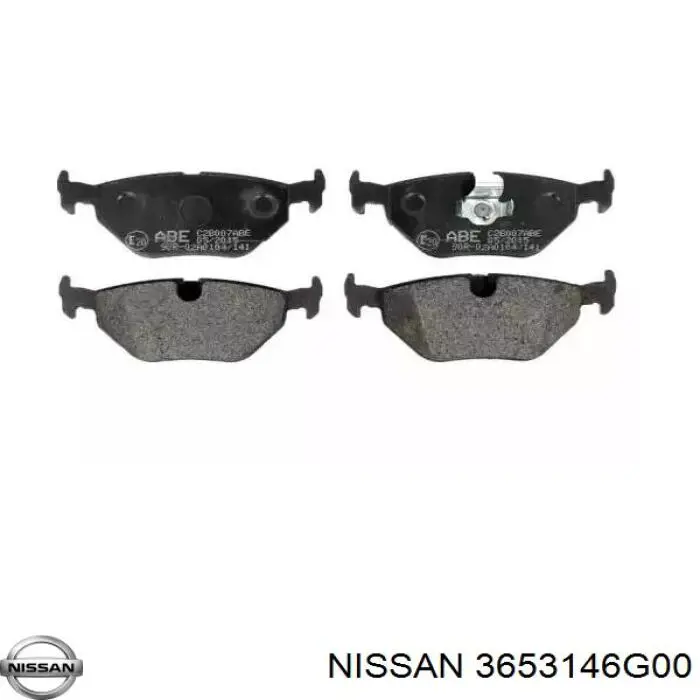 Трос стоянкового гальма задній лівий Nissan/Infiniti 3653146G10 ціна, від 183.71 USD