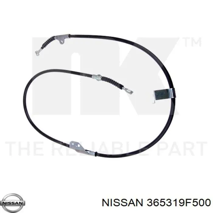 Купити 365319F500 Nissan/Infiniti Трос ручного гальма задній, лівий