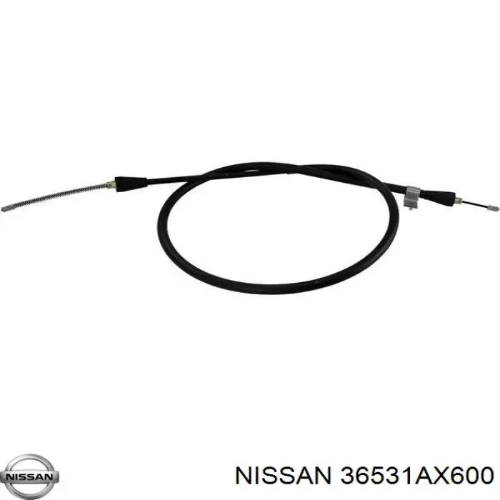 Трос стоянкового гальма задній лівий Nissan/Infiniti 36531AX600 ціна, від 21.33 USD