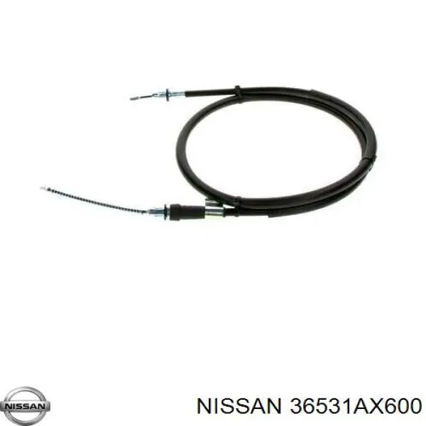 Купити 36531AX600 Nissan/Infiniti Трос ручного гальма задній, лівий