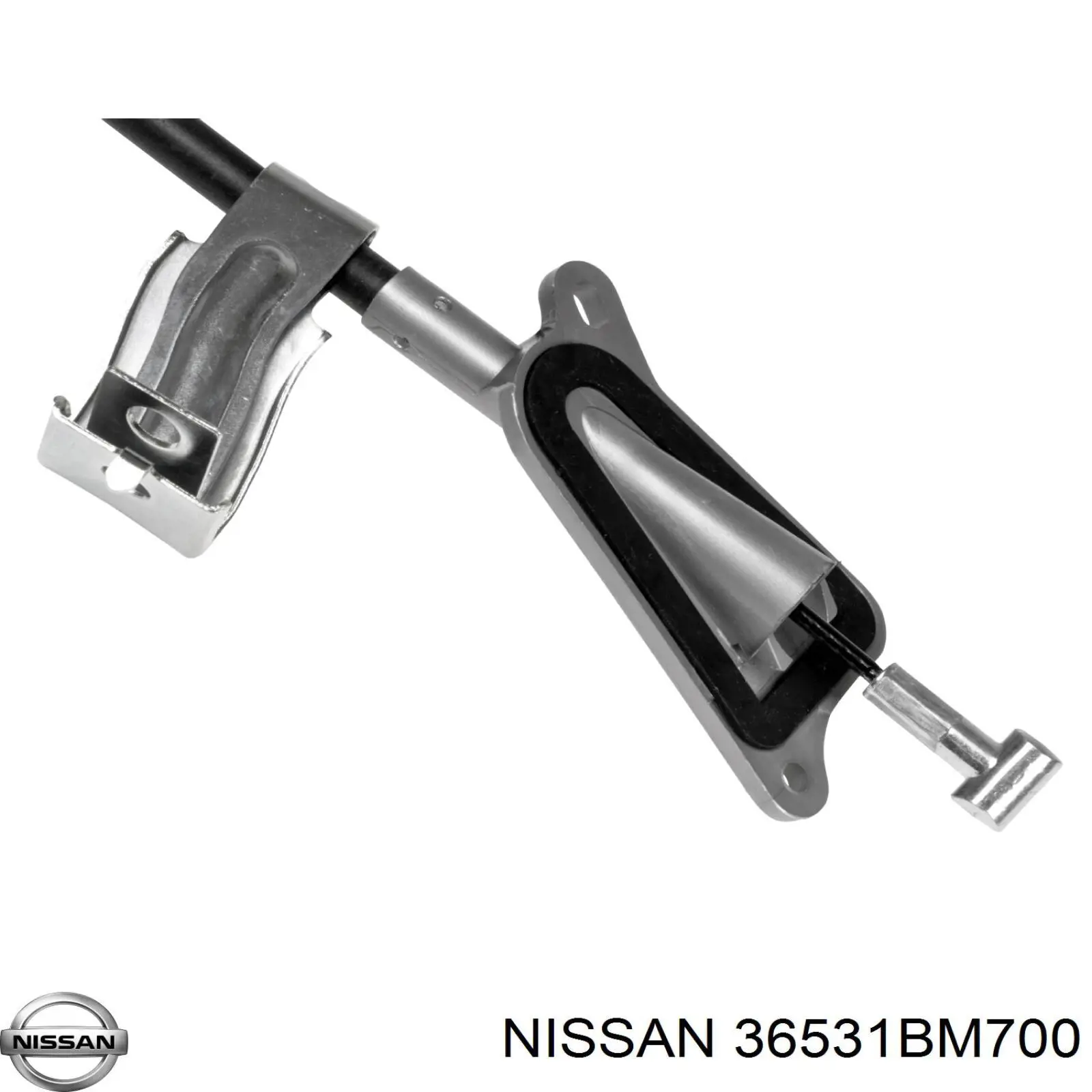 Купити 36531BM700 Nissan/Infiniti Трос ручного гальма задній, лівий