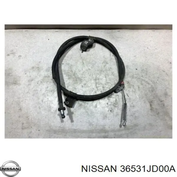 36531JD00A Nissan/Infiniti Трос ручного гальма задній, лівий