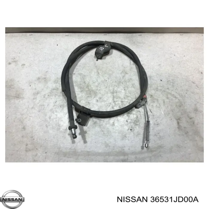 Купити 36531JD00A Nissan/Infiniti Трос ручного гальма задній, лівий