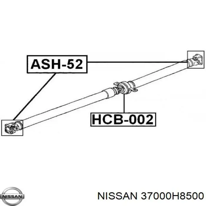 Хрестовина карданного валу 37000H8500 Nissan/Infiniti