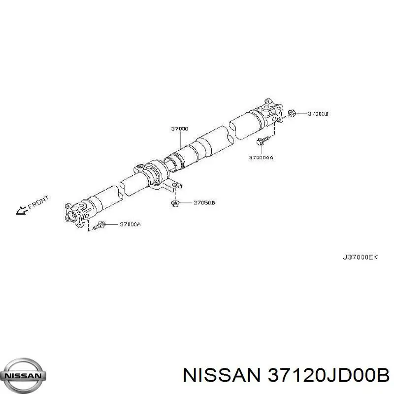  Nissan/Infiniti 37120JD00B ціна, від 2.25 USD