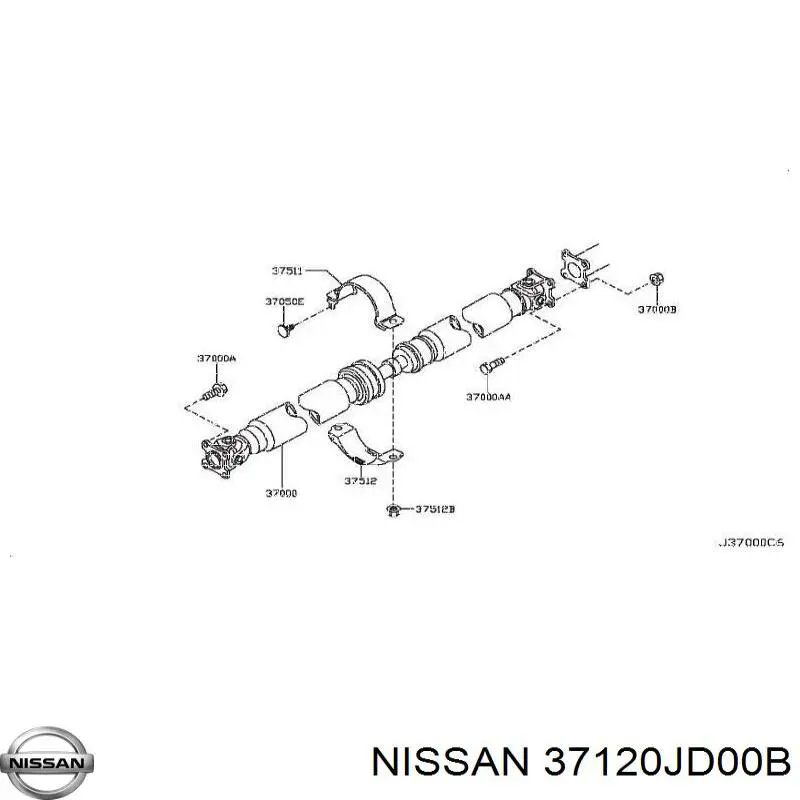  37120JD00B Nissan