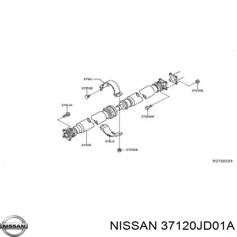  37120JD01A Nissan