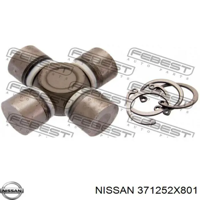 Купити 371252X801 Nissan/Infiniti Хрестовина карданного валу, переднього