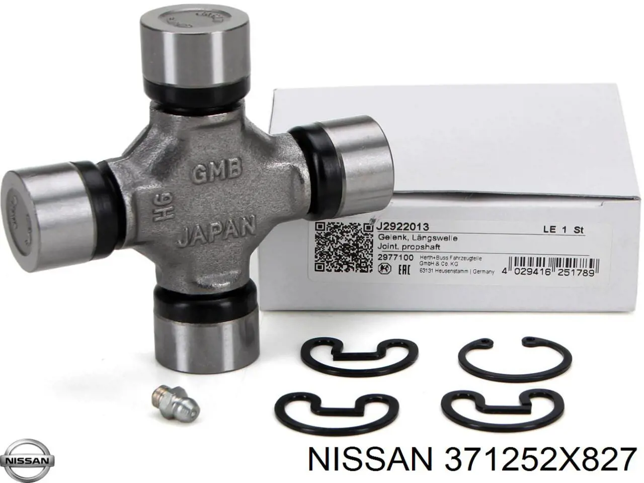 Хрестовина карданного валу, переднього 371252X827 Nissan/Infiniti