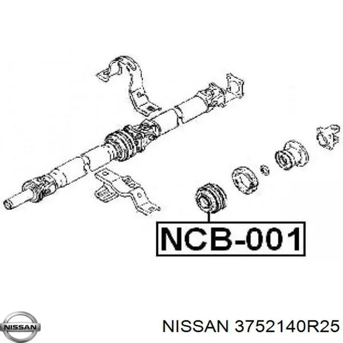 Підвісний підшипник карданного валу 375215V426 Nissan