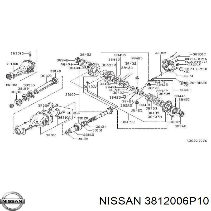  3812006P10 Nissan