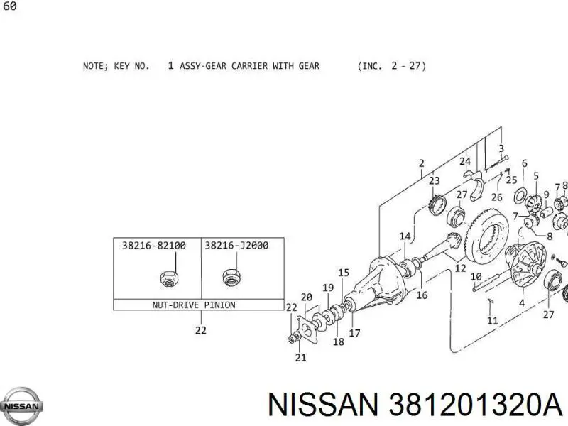 381201320A Nissan/Infiniti 