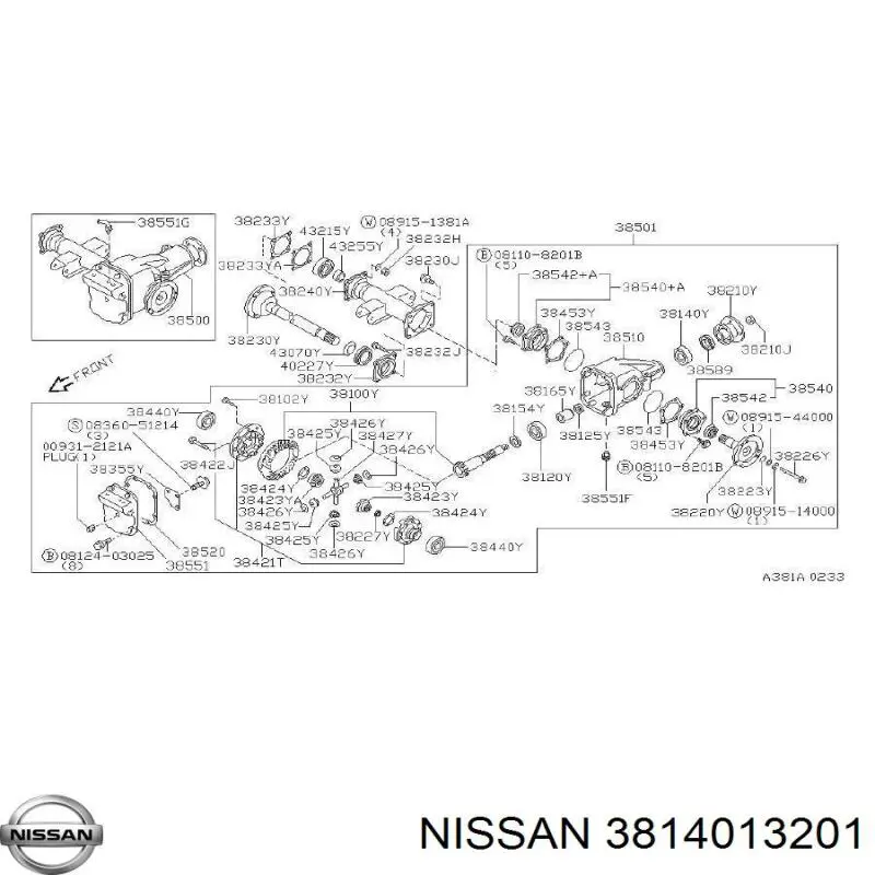 3814013201 Nissan/Infiniti 