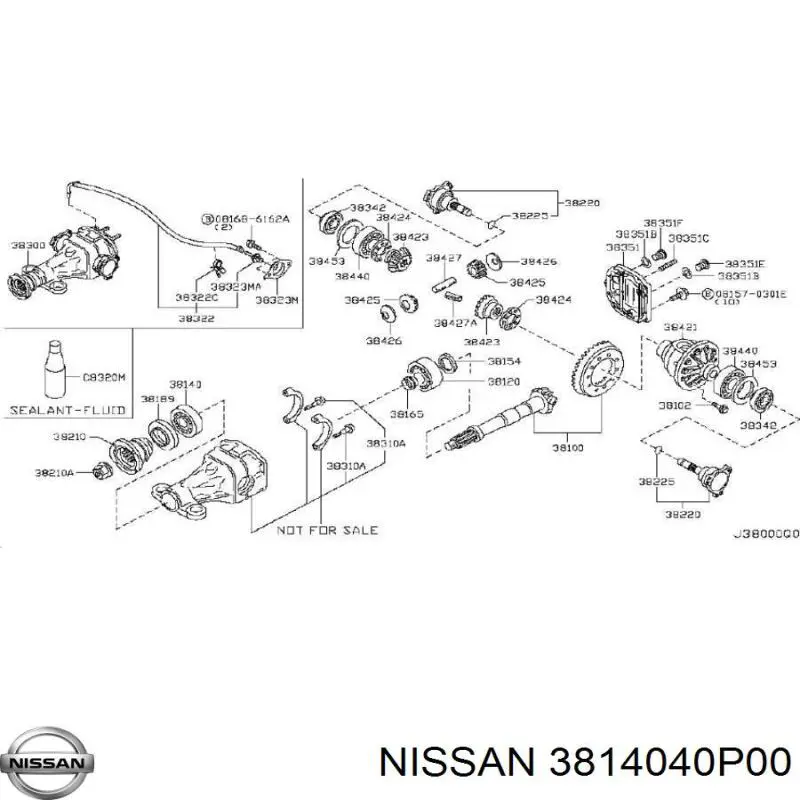 3814040P00 Nissan/Infiniti 