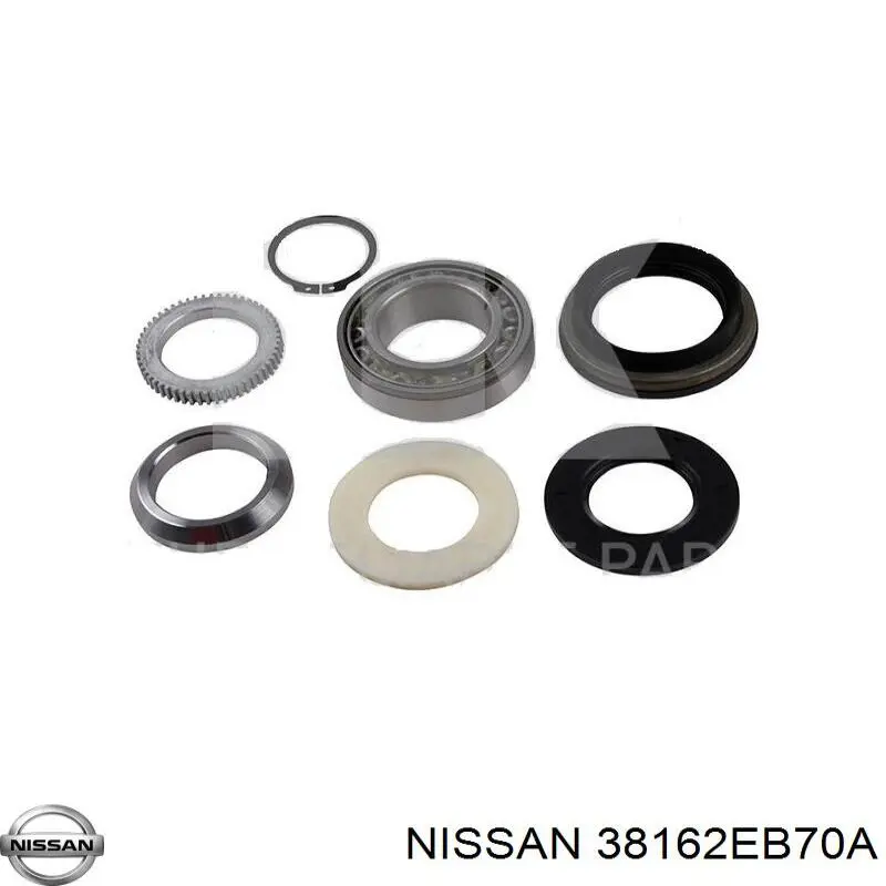 Підшипник піввісі заднього моста Nissan/Infiniti 38162EB70A ціна, від 35.79 USD
