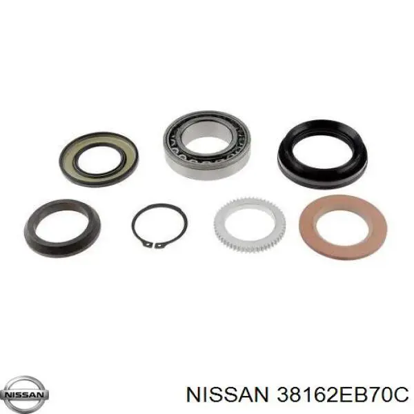Підшипник піввісі заднього моста Nissan/Infiniti 38162EB70C ціна, від 33.96 USD