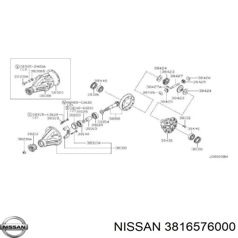  Nissan/Infiniti 3816576000 ціна, від 4.39 USD