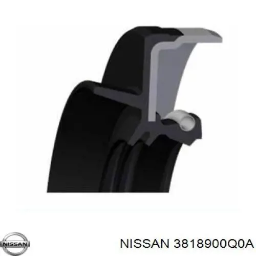 3834200Q0E Nissan сальник редуктора переднього моста