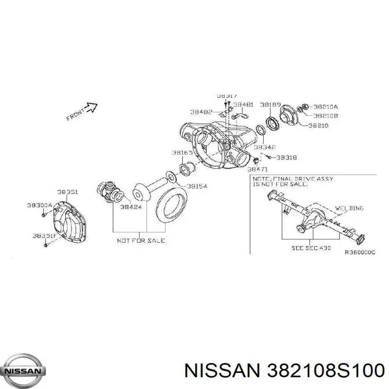  382108S100 Nissan