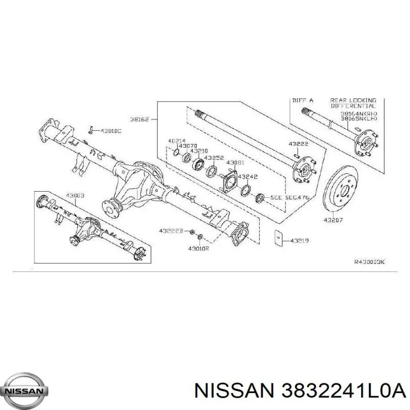3832241L0A Nissan/Infiniti 